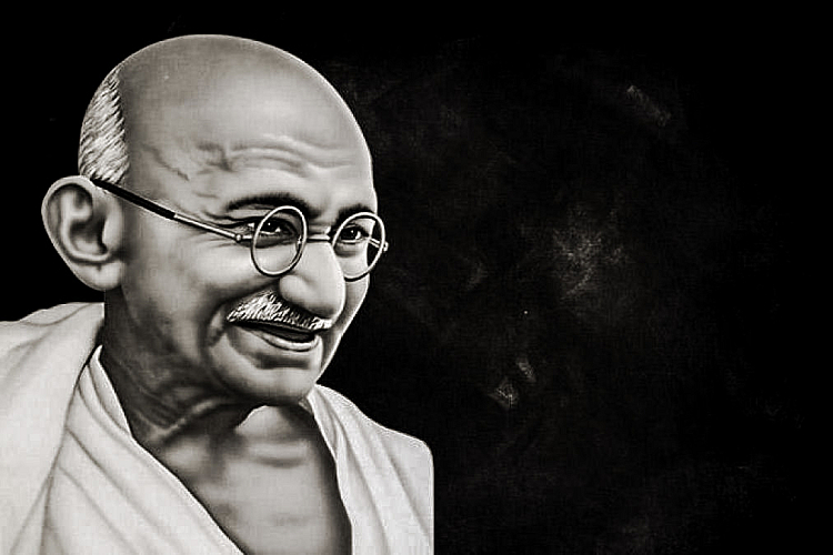 Mahatma Gandhi A Portrait From Indian Money Stock Photo, Picture And  Royalty Free Image. Image 121953183.