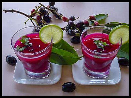 Jamun Fruit Juice Recipe