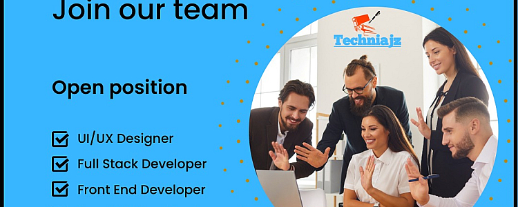 Hiring at Techniajz for Full Stack Developer, Front End Developer and React Native Developer